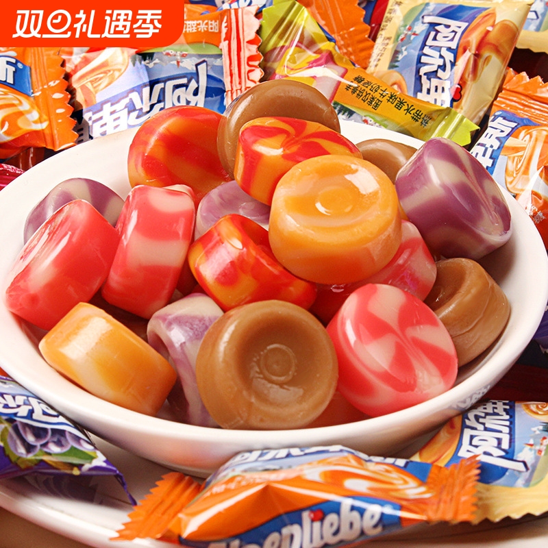 硬糖散装特浓牛奶硬糖混合装零食原味结婚庆喜糖果棒棒糖