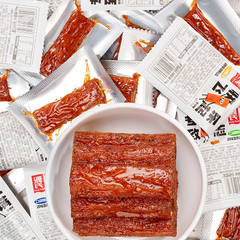 源氏辣条小零食儿时90怀旧小吃休闲食品辣味宿舍解馋小包装零食