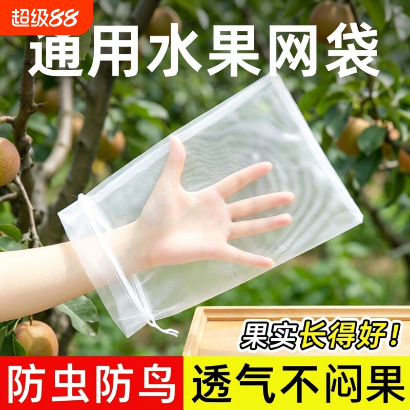 水果套袋防鸟网纱袋瓜果防虫专用袋无花果枇杷葡萄桃子草莓保护袋
