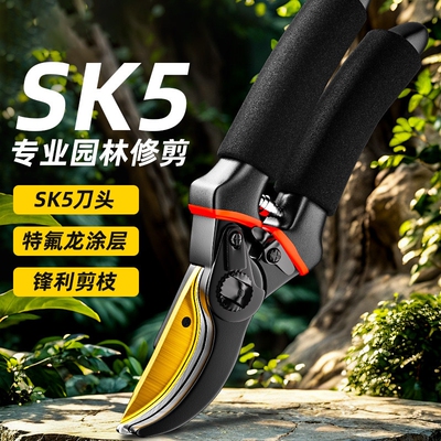 德系精工艺园剪刀剪树枝专用剪刀