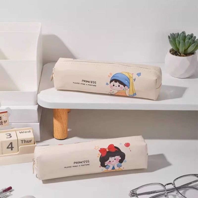 白雪公主大容量笔袋文具盒笔盒学生男女高颜值小学生高级感文具袋