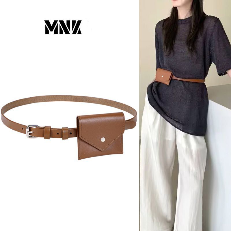 2025高级新款装饰韩国搭配迷你腰包皮带腰带百搭时尚配饰钱包