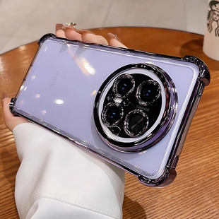 超防摔适用华为mate70pro手机壳新款 30e高级外壳男女软套发黄 mate70全包镜头mate60pro透明mt50硅胶气囊m40