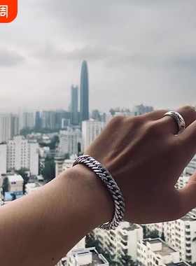 龙鳞古巴粗手链小众设计感