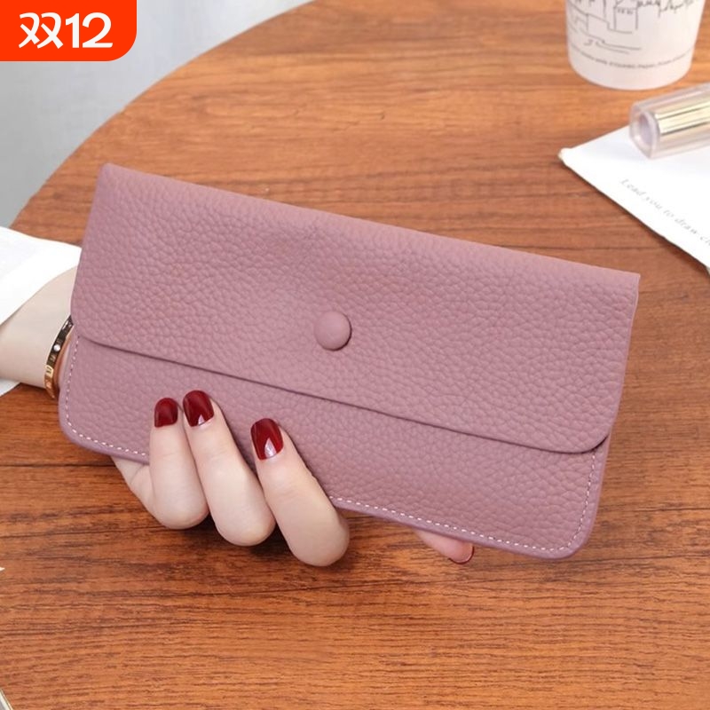 钱包女2025新款爆款长款小众设计高级感钱夹超薄拉链皮夹子手拿