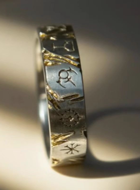 崩坏星穹铁道白厄印象戒指精致时尚个性简约百搭配饰刻字可调节