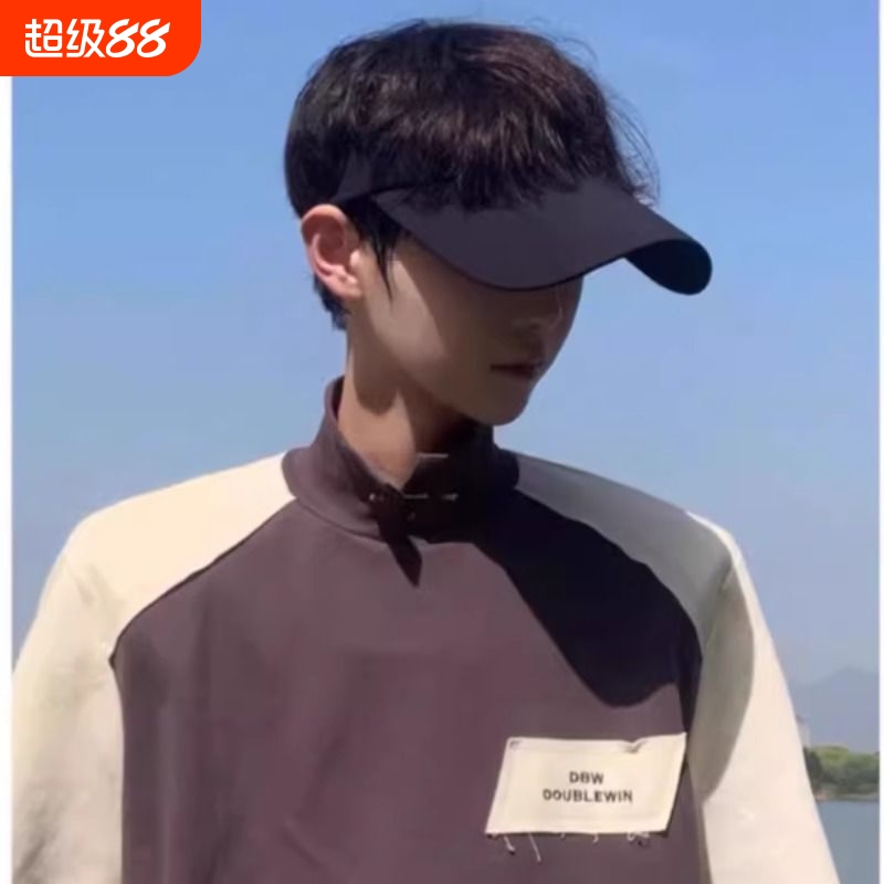 2025款夏季防晒显脸小空顶鸭舌帽