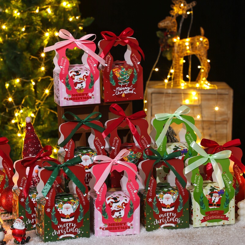 圣诞节平安夜苹果礼盒创意礼品盒小礼物糖果平安果包装盒空盒子