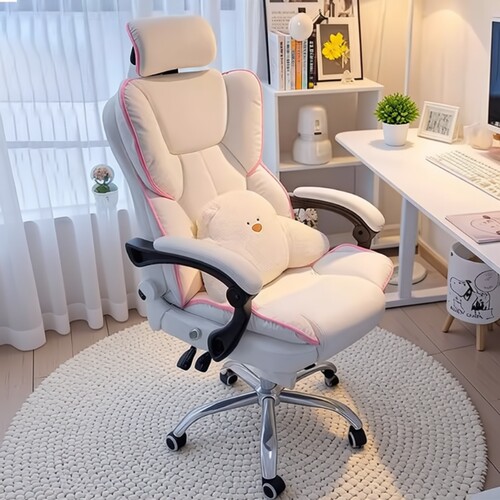 电脑椅家用可躺舒适久坐电竞椅靠背沙发椅子书桌宿舍直播学习转椅