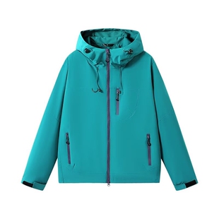 秋冬季连帽冲锋衣男女款新款户外休闲防水防风登山服夹克外套内胆