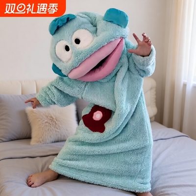 小丑鱼儿童连体睡衣可爱搞怪连帽