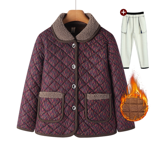 老年棉袄女奶奶冬装棉衣厚外套