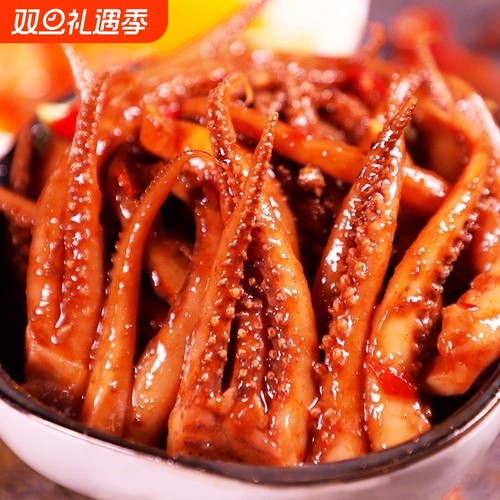 香辣鱿鱼丝小包零食特产麻辣小吃海鲜熟食鱿鱼须休闲即食鱿鱼食品