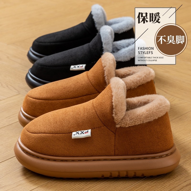 棉拖鞋全包跟男女2025冬季新款居家室内毛拖情侣厚底家居棉鞋特暖