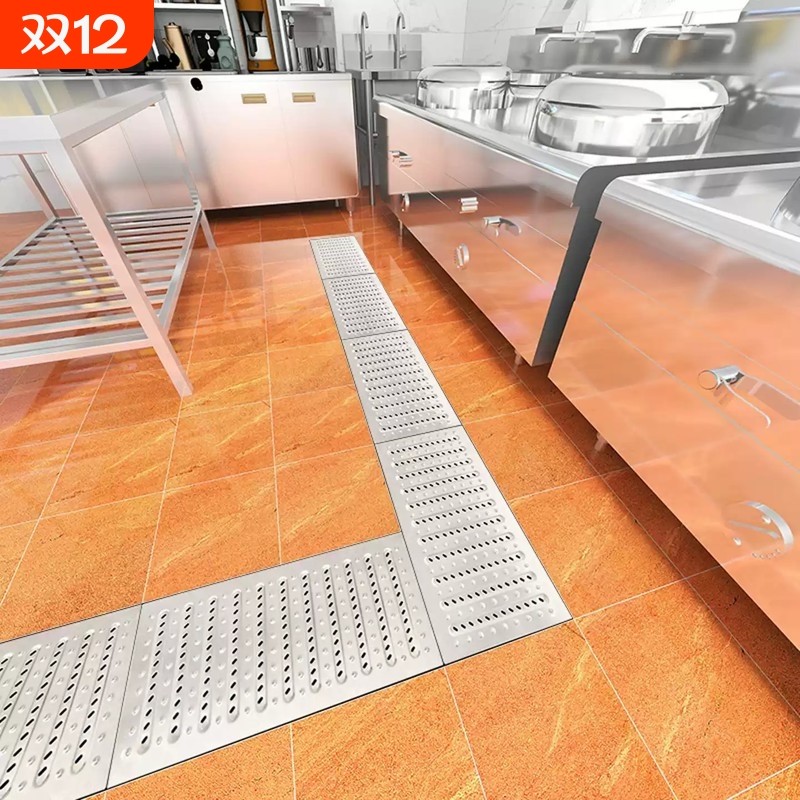 304不锈钢 下水道 盖板 厨房地沟地漏排水沟酒店饭店篦子后厨水槽