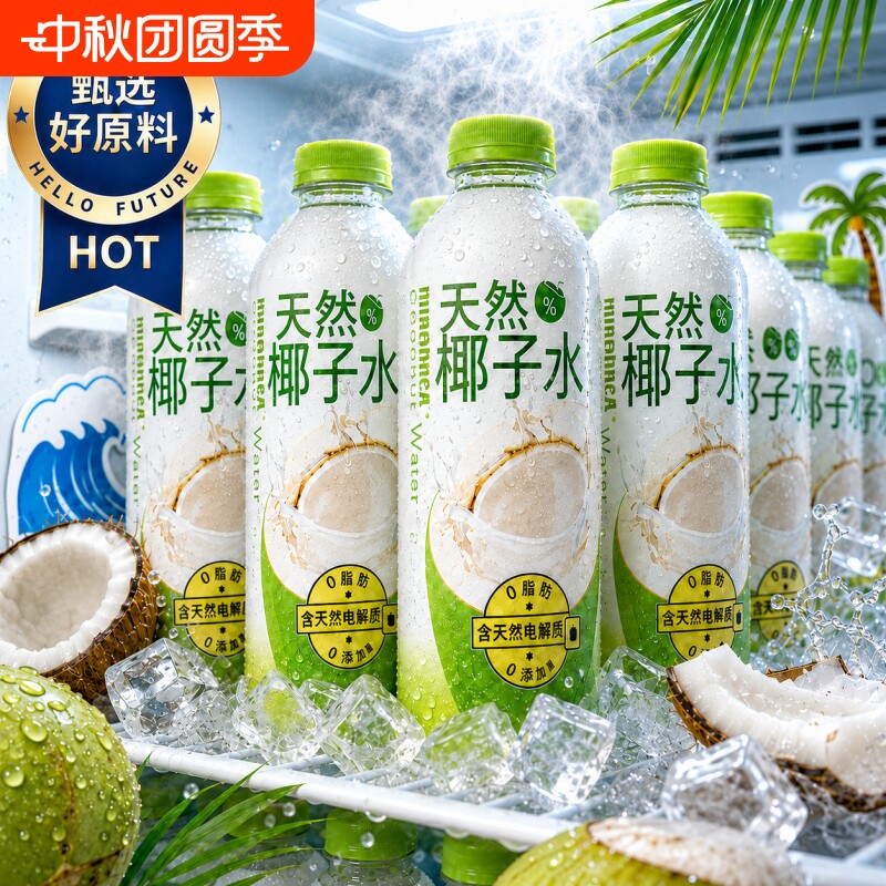 央妈推荐100%椰子水天然0添加图片