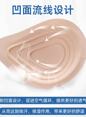 天然海棉质义乳腺切除手术后专用假乳房假胸假体女士文胸罩胸垫