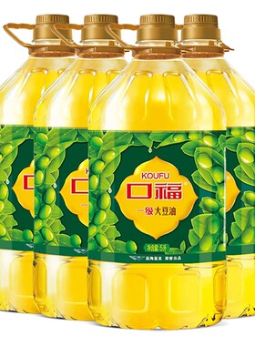口福一级大豆油整箱批发