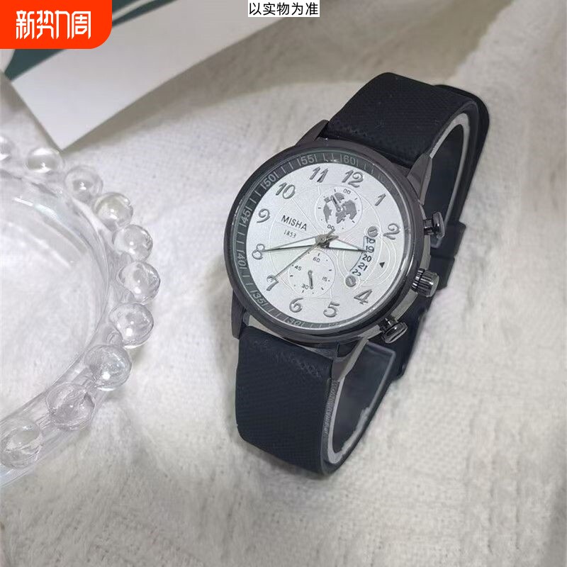 考试手表男女款初高中学生韩版复古高级小众通勤日历腕表通用石英