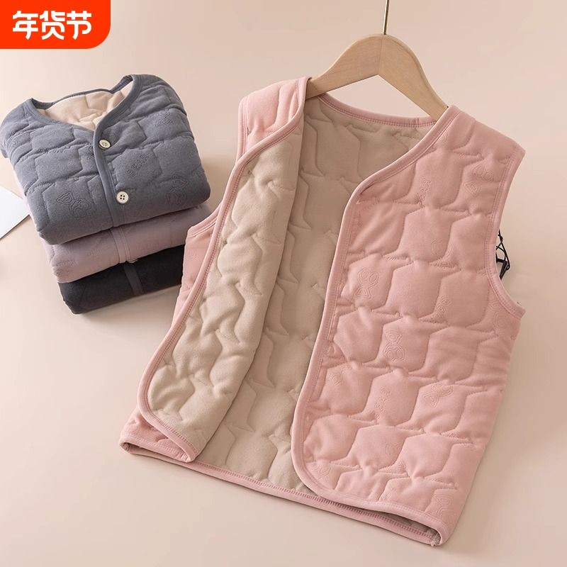 儿童保暖马甲秋冬季内穿保暖马甲男女童装背心宝宝加厚上衣童装,童装/婴儿装/亲子装,马甲,淘宝优惠券,粉丝福利购,淘宝优惠卷