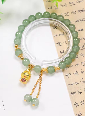 天然玛瑙花生手链女高级感时尚气质一路生花手串抖音网红同款手饰