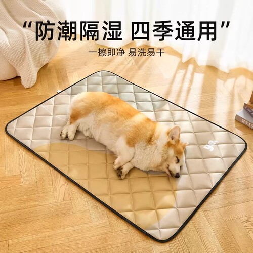 狗垫子四季通用宠物狗笼垫地垫睡觉用防撕咬隔潮春秋睡垫防水防尿