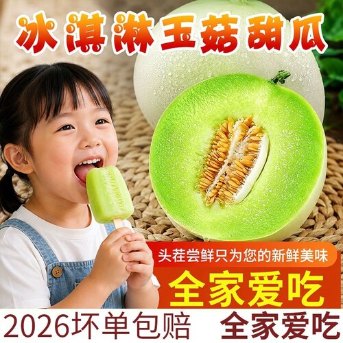 9斤正宗山东玉菇甜瓜现摘现发