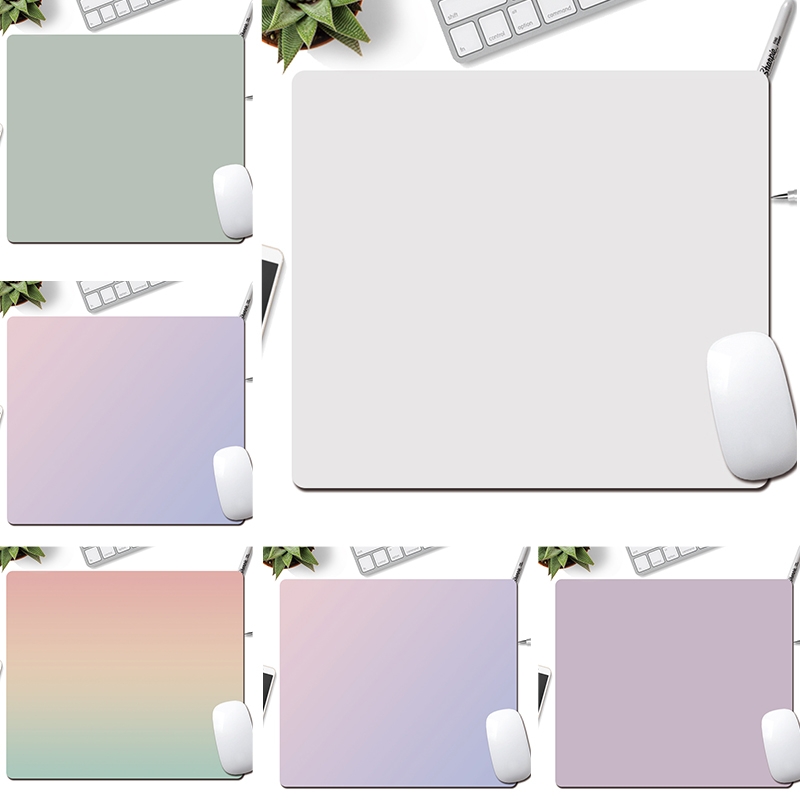 莫兰迪鼠标垫纯色简约电脑护腕垫.风女生办公桌面垫可爱防滑垫