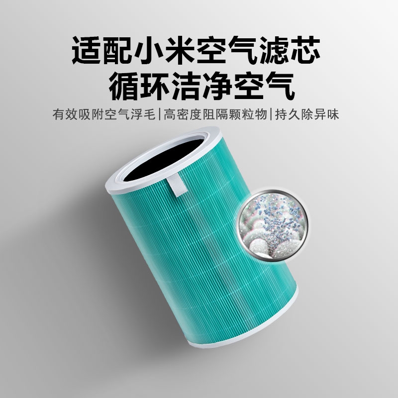 适配小米空气净化器滤芯4lite过滤网1代/2代/2S/3代/P