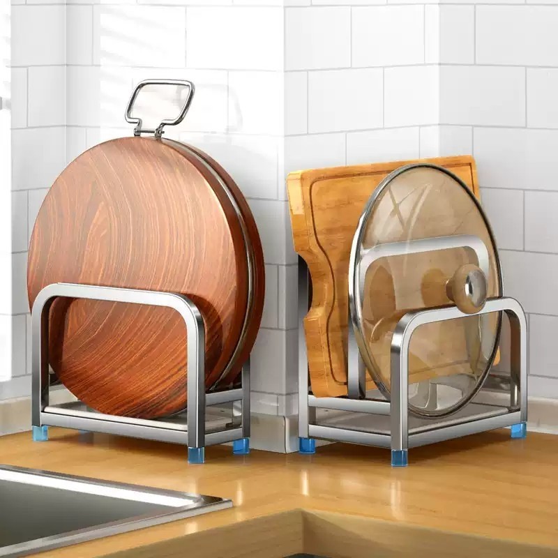 304不锈钢厨房锅盖收纳架多功能菜板砧板刀架 免打孔台放置物架子,厨房/烹饪用具,锅盖架/锅盖收纳垫,淘宝优惠券,粉丝福利购,淘宝优惠卷