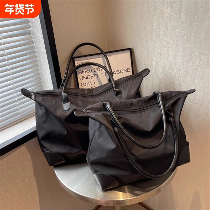 短途旅行轻便大容量手提袋收纳袋运动待产健身旅游行李包防水背包