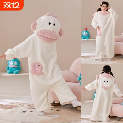 已售500+搞怪丑鱼连体睡衣