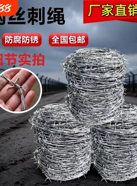 镀锌钢丝防爬刺铁丝|千人加购