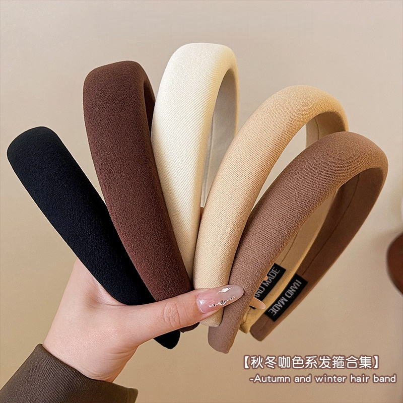 高颅顶发箍2025年新款发卡女款秋冬复古高级感压发捆头箍不勒头
