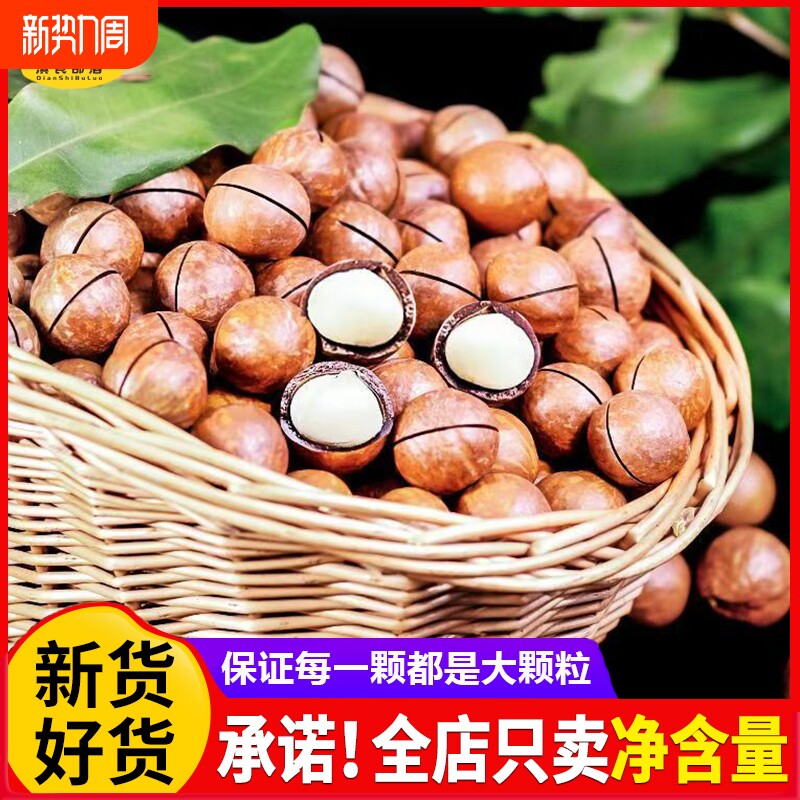 新货奶香夏威夷果袋装零食坚果食品干果批发原味果仁好吃年货节