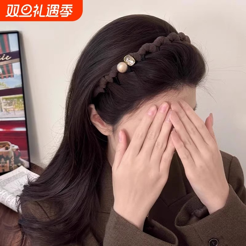 发箍女2025新款发箍女日常外戴头箍高颅顶高级感洋气时尚发卡压发