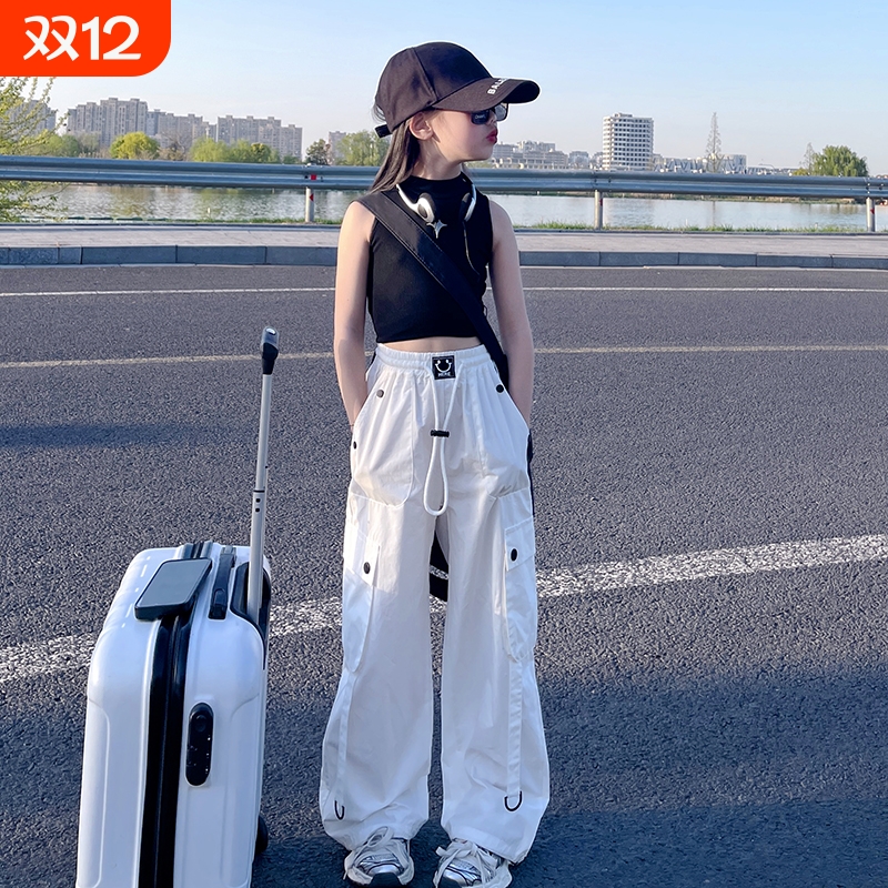 女童夏季薄款工装裤|458人收藏