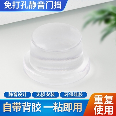 免打孔硅胶门挡防风阻门器开门防撞垫门后门顶门吸门档门把手门碰