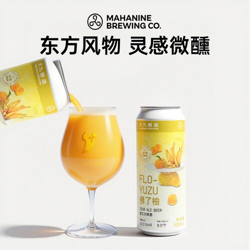 大九酿造佛了柚酸艾尔啤酒