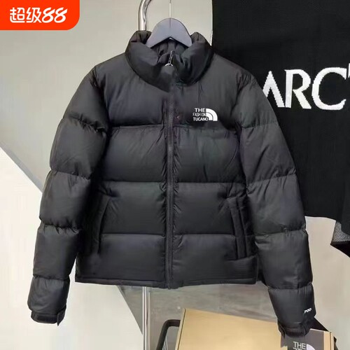 新款白鸭绒短款羽绒服经典黑色