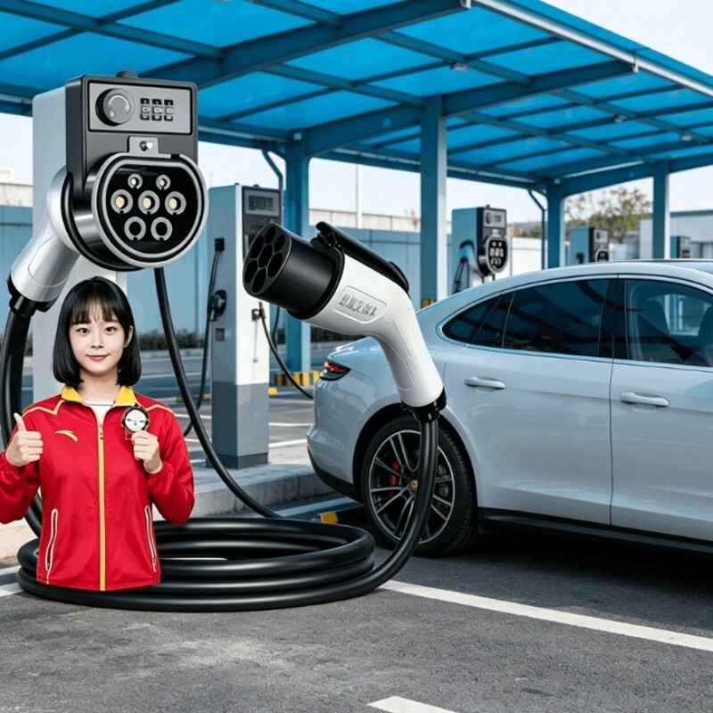 公牛款充电桩延长线新能源电动汽车32A7KW充电枪慢充枪头加长家用图片