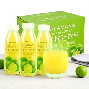李小艾小青柠汁复合果汁饮料网红青柠汁清凉爽口解腻小青柠汁