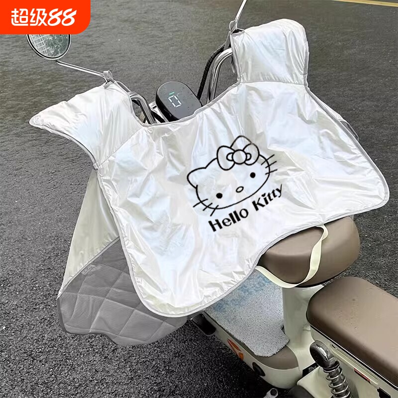 电动车挡风被夏季薄款防晒遮阳罩电瓶摩托车防风防水新款四季通用图片