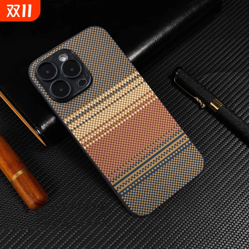 简约皮质可防摔手机壳