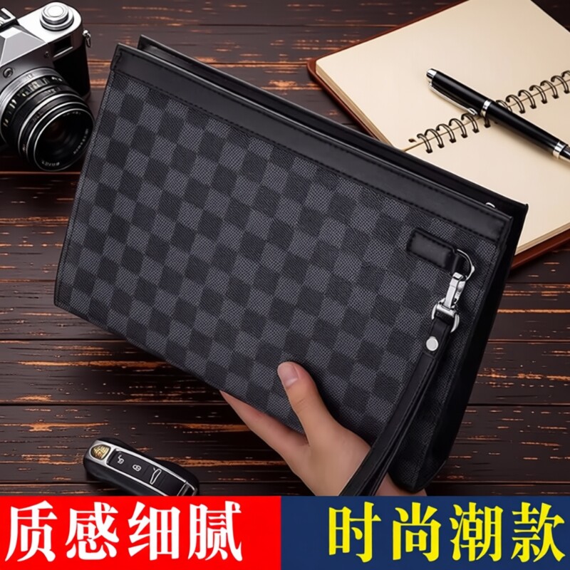 2026新款大容量手抓包男士钱包新款手拿包手包信封包休闲商务百搭