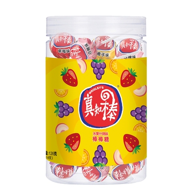 真知棒棒棒糖126g约14支装什锦口味童年回忆休闲小吃零食
