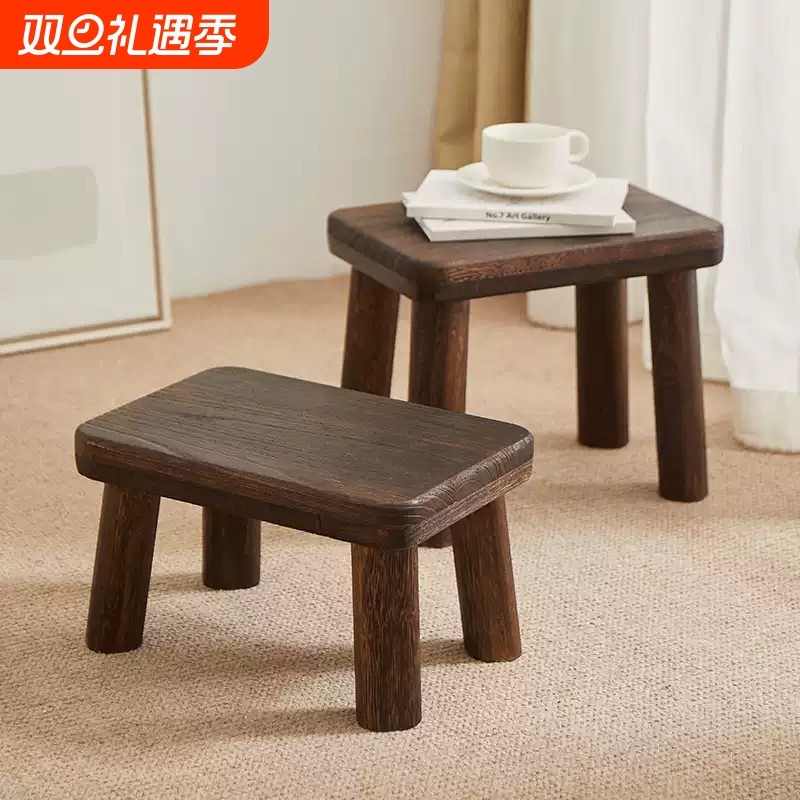 中式实木家用坐凳换鞋凳矮凳方凳小板凳小木凳宝宝凳子客厅搁脚凳