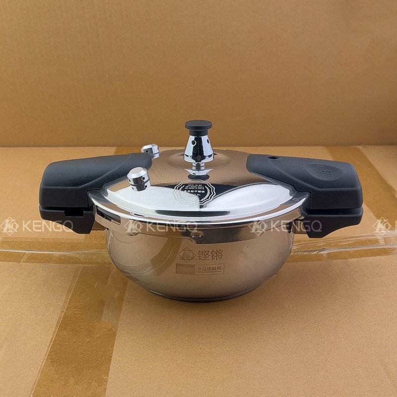 出德国迷你高压锅1人小型压力锅微压汤锅燃气316不锈钢防爆