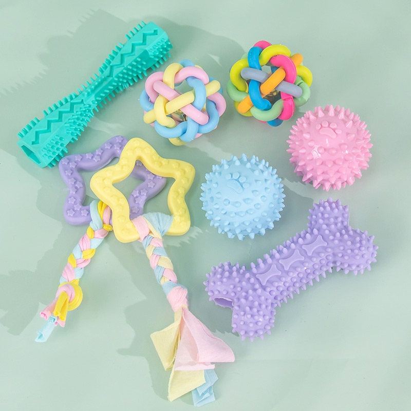 橡胶狗狗磨牙球玩具|千人加购