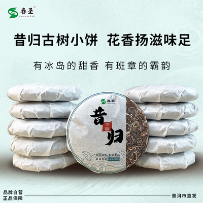 昔归云南普洱古树生茶饼